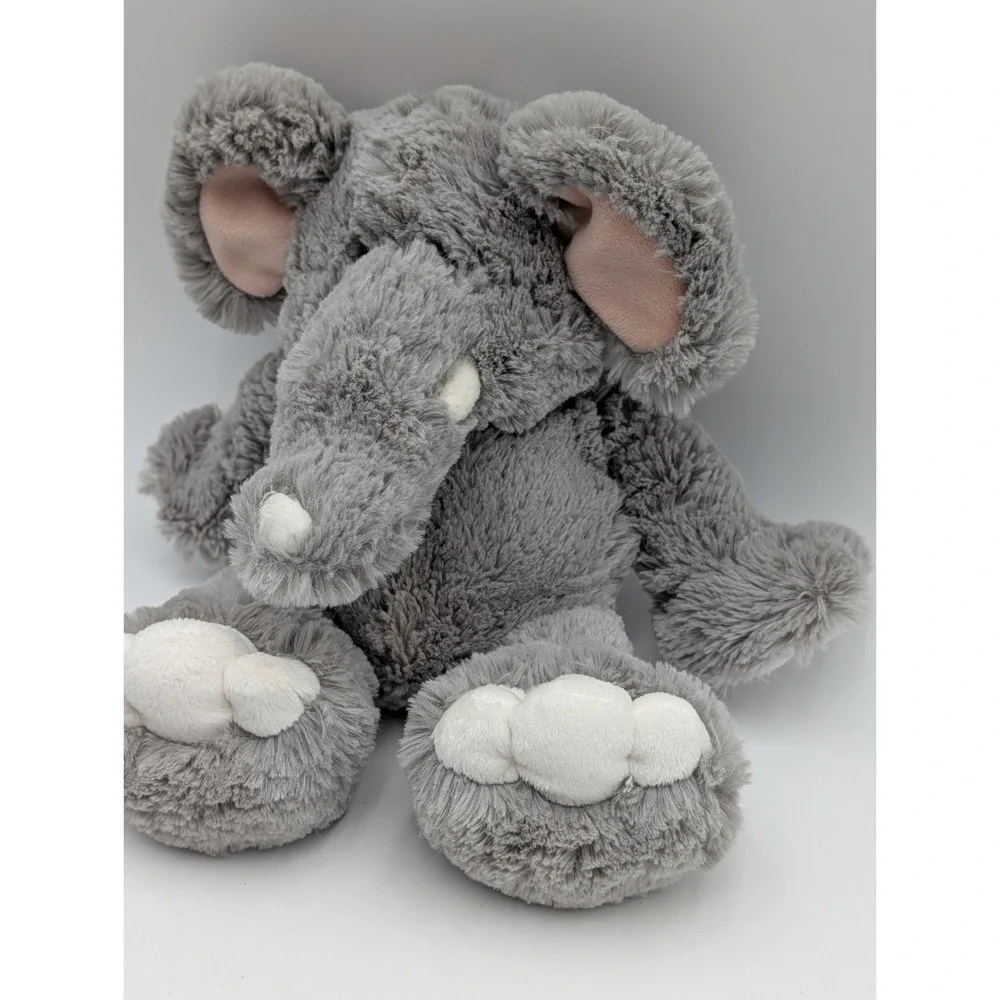 Walmart Gray Elephant Plush Big Feet 12‎ Inch Stuffed Animal Toy